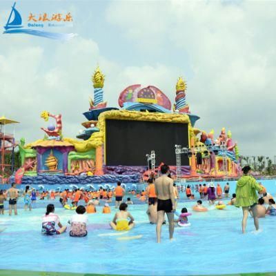 Amusement Park Outdoor Playground Play Equipment Tsunami Pool Surfing Wave Machine (DL028)