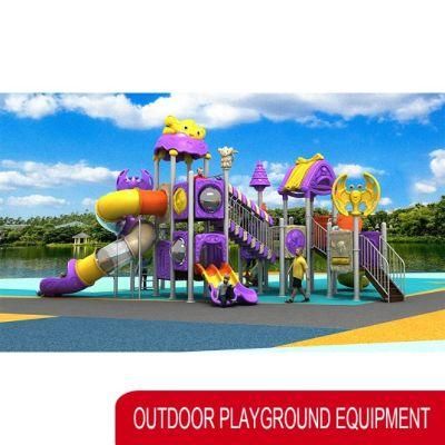Popular Plastic Slide Children Outdoor Playground Equipment with Children Plastic Cartoon Themes Series Slide for Kids