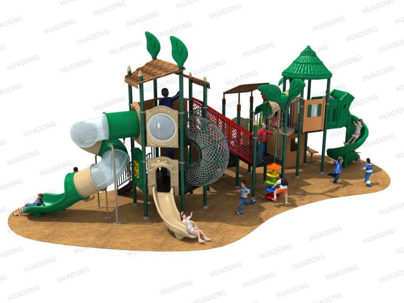 Wood Series Cheap Big Outdoor Playground Kids Slide for Sale