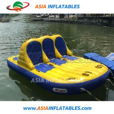6 Riders Inflatable Towable Bandwagon Boat, Inflatable UFO Sofa