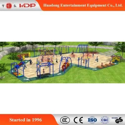 Factory Price Outdoor Playground Equipment with Wall and Slide