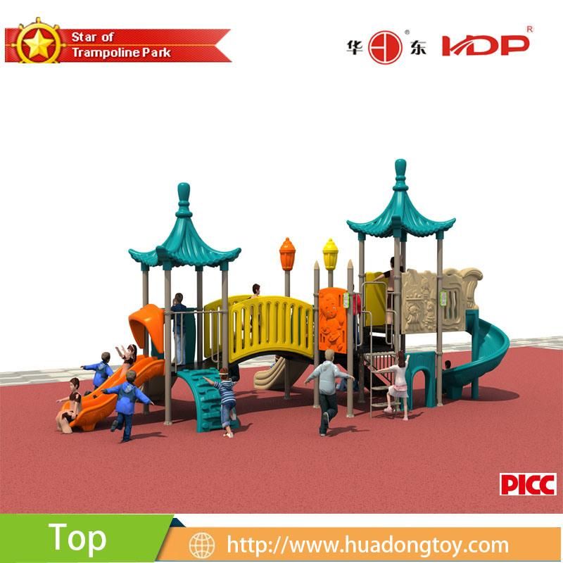 New Design Fable Series Large Kids Plastic Castle Outdoor Playground