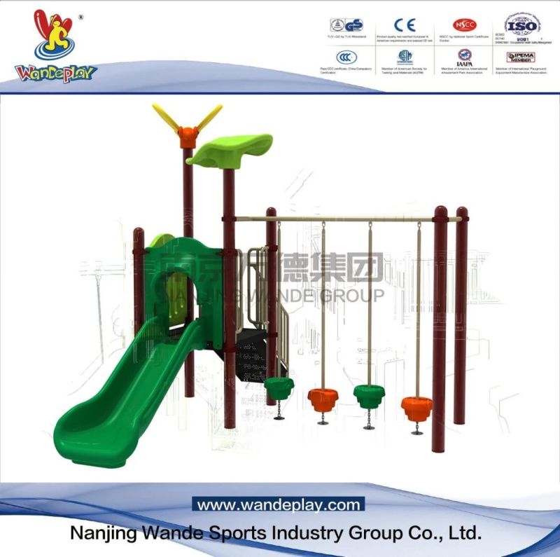 Small Size Amusement Park Children Outdoor Playground Equipment with Wd-Zd007