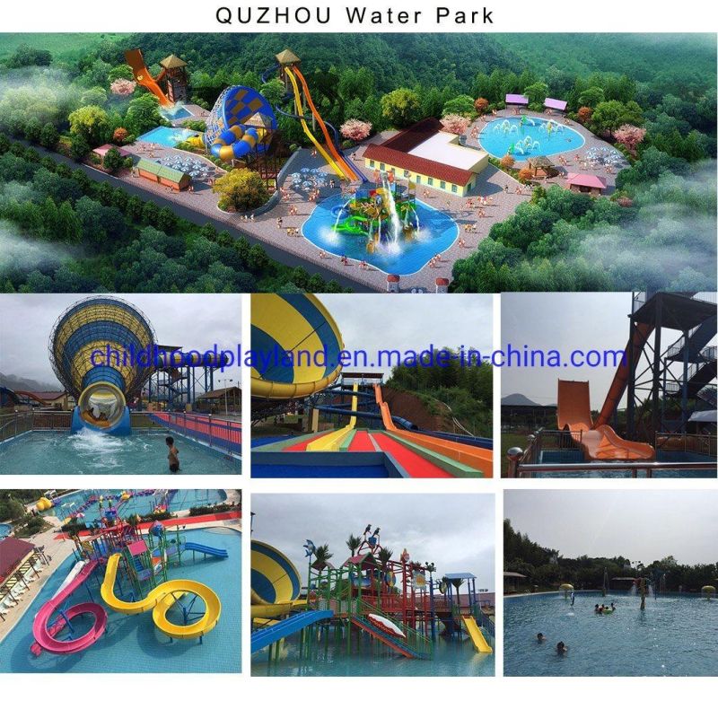 Water Park Equipment Big Pool Slide Water Park Equipment for Sale