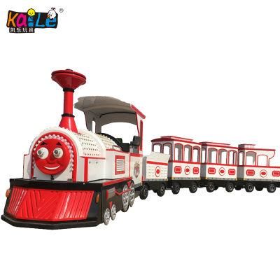 Kaile Factory Ce Amusement Park Mini Battery Tourist Trackless Train Attraction