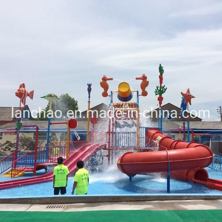 Interactive Outdoor Playground Water Park House