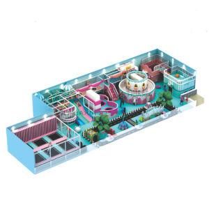 Summer Style Slide Trampoline Kids Plastic Indoor Playground