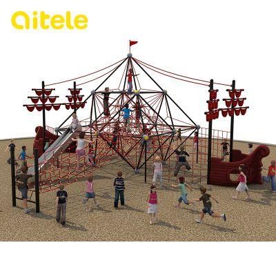 Ship Net Climber Playground with Slide Game (NC-09702)