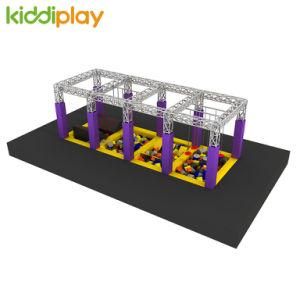 China Factory Indoor Playground Trampoline Park Ninja Warrior Obstacle Course for Any Age