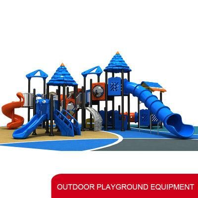 Customized Large Kid Slide Plastic Slides Castle Style Outdoor Playground Equipment for Kids