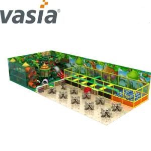 Hot Selling Small Indoor Playground Equipment with Ball Pool and Big Slides