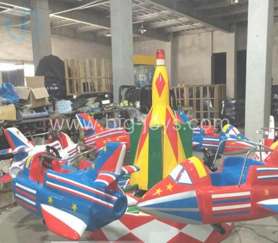Kiddie Self Control Plane, Children Coin Machine Rides, Rotary Rides for Children