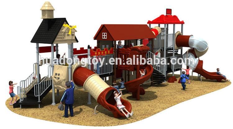 Large Popular Multifunction Children Plastic Outdoor Playground Slides for Sale