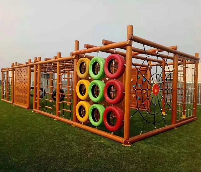 China Factory Best Price Kids Outdoor Wood Playground