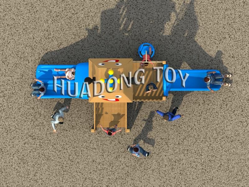 2018 Cheap Wooden Outdoor Playground