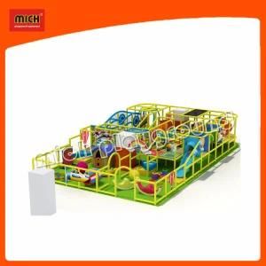 Kids Play House Indoor Playground Equipment with Plastic Slide