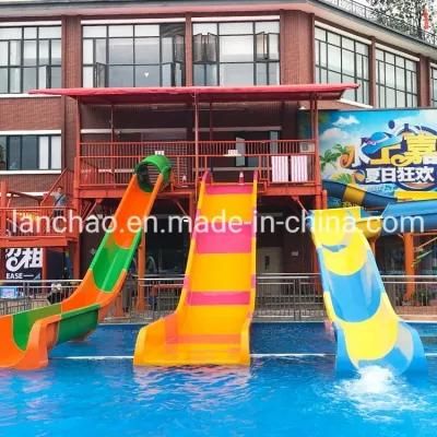 Water Park Swimming Pool Speed Slide Fiberglass Spiral Slide