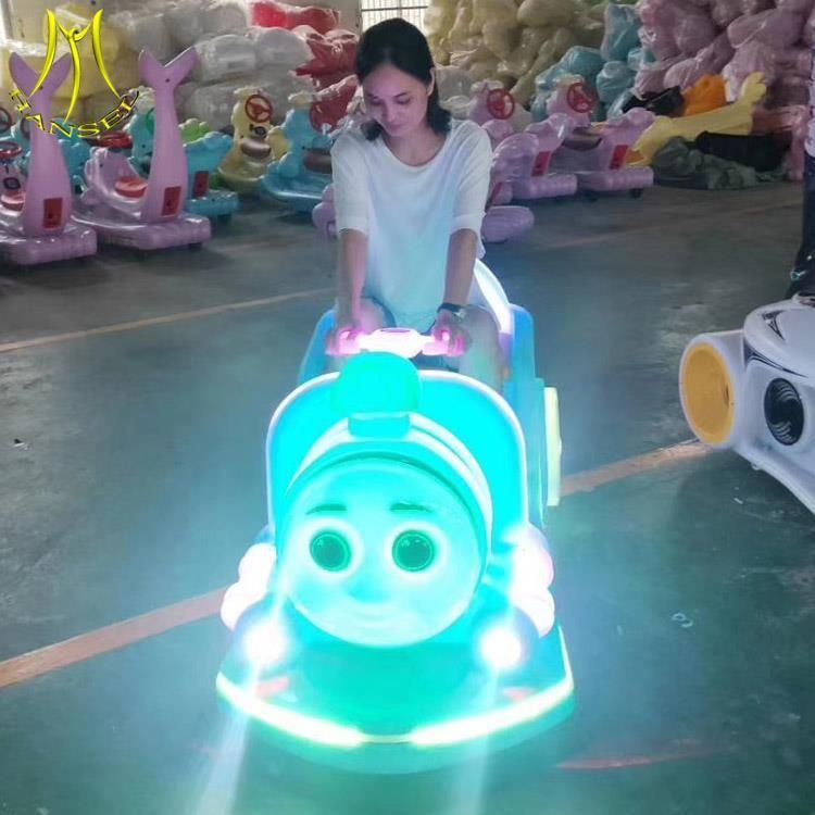 Hansel Parents Remote Control Amusement Park Motorcycle Ride on Train for Children
