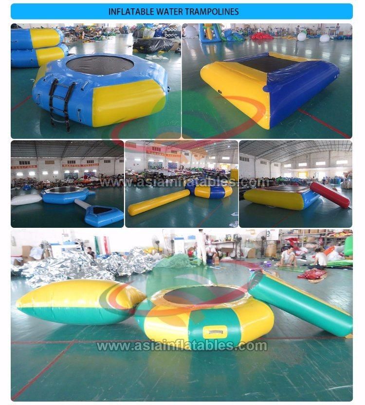 PVC Water Trampoline Large Inflatable Water Park Trampoline for Adults