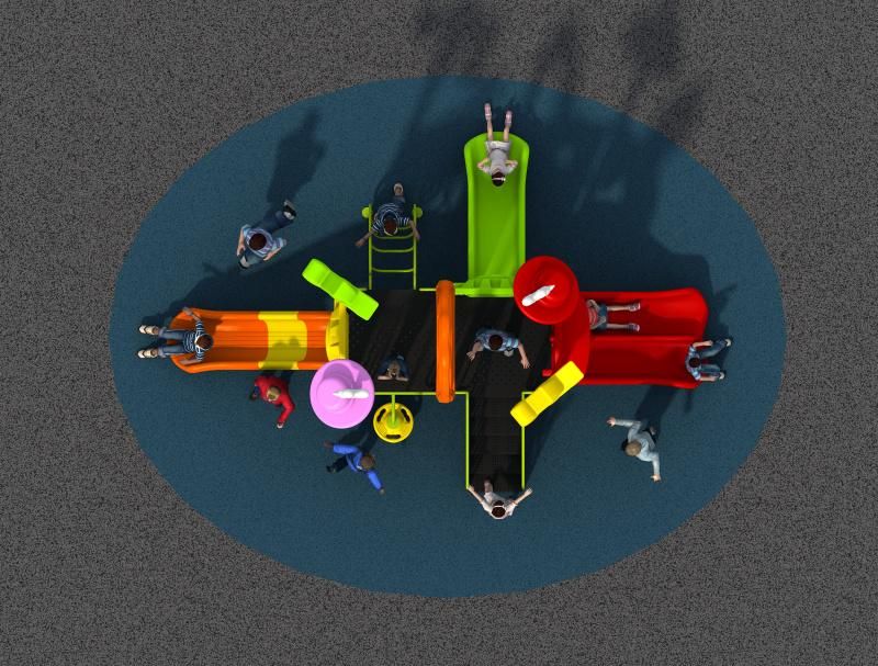 Disneyland Serie Outdoor Playground Kids Slide