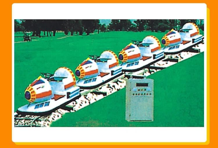 Amusement Park Rides Outdoor Fiberglass Kiddie Electric Tourist Games Mini Train (KL6066)