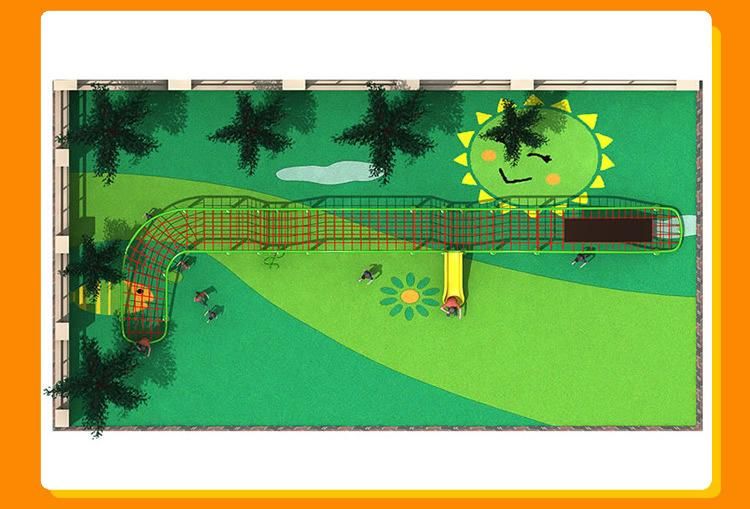 China Factory Amusement Park Outdoor Indoor Playground Climbing Rope Equipment for Kids