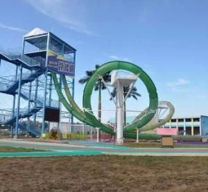 360 Loop / Fiberglass Water Slide for Aqua Park (WS-062)