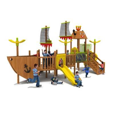 2018 Most Popular Kids Play Wooden Outdoor Playground