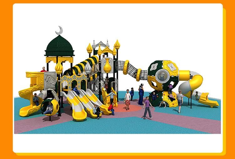 High Quality Children Kids Custom Large Outdoor Climbing Playground with Slide for Sale