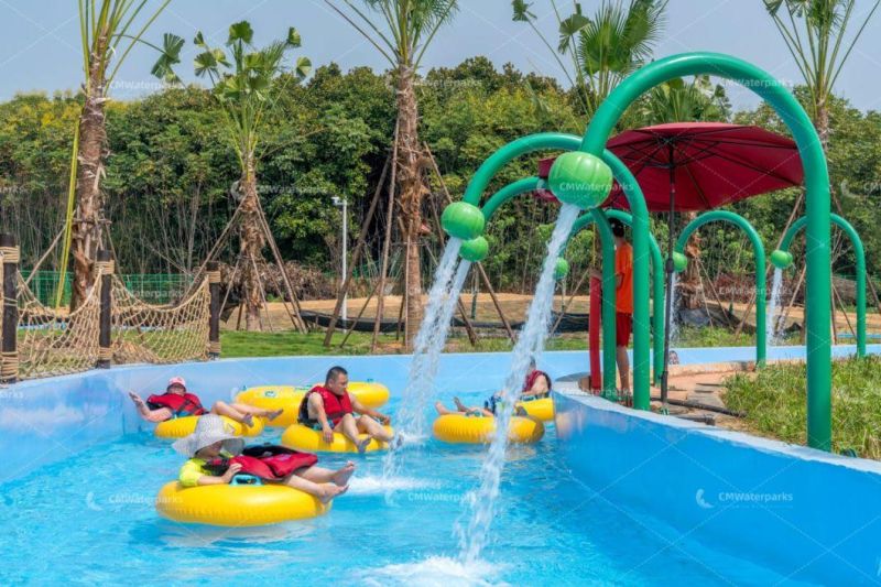 Fiberglass Water Slide Outdoor Water Park Equipment for Adult Kids