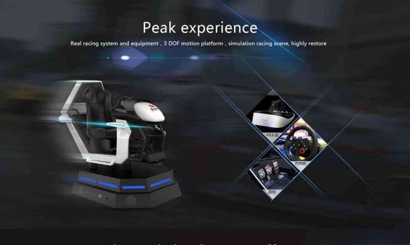New Technology 9d Vr Game Motion 4D Car Racing Simulator
