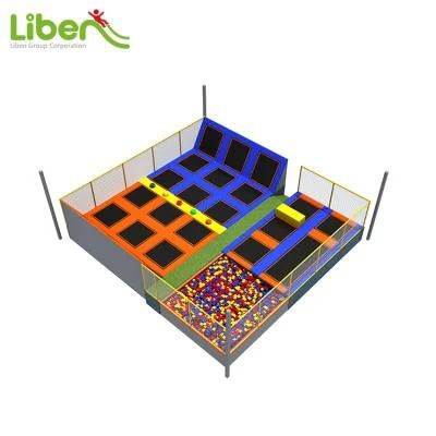 Factory Price Hot Selling Small 150sqm Trampoline Park with Dodgeball and Foam Pit