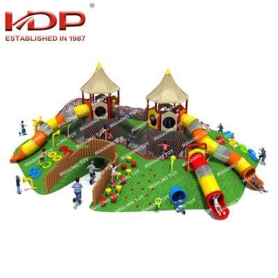 Safe Kids Rope Net Climbing Large Slide Playground Equipment