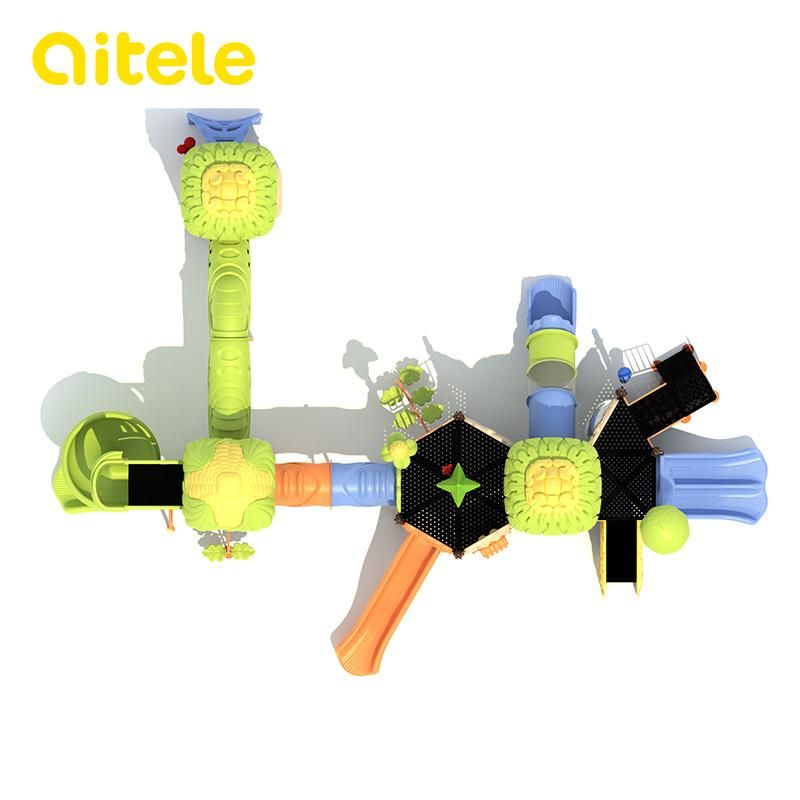 New Arrival Exercise Kids Playground Equipment Outdoor Slide