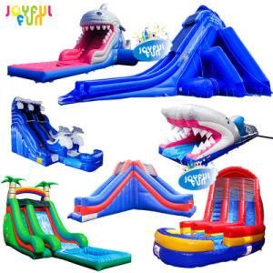 New 2021 Joyful Fun Wholesale Commercial Big Large Inflatable Water Slide