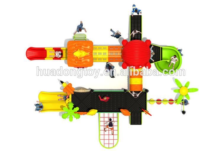 Plastic Slide Children Games Outdoor Playground for Sale