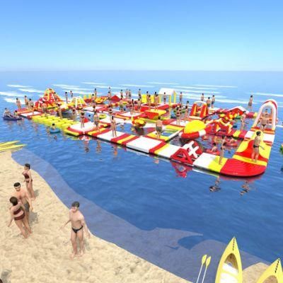Summer Floating Inflatable Water Park Water Obstacle Sport Games Water Play Equipment