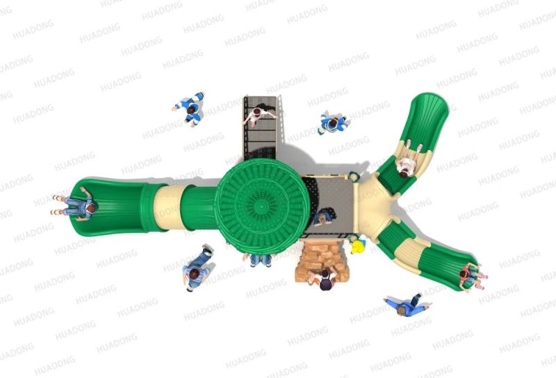 Play in The Woods Kids Amusement Park Entertainment Equipment Outdoor Playground