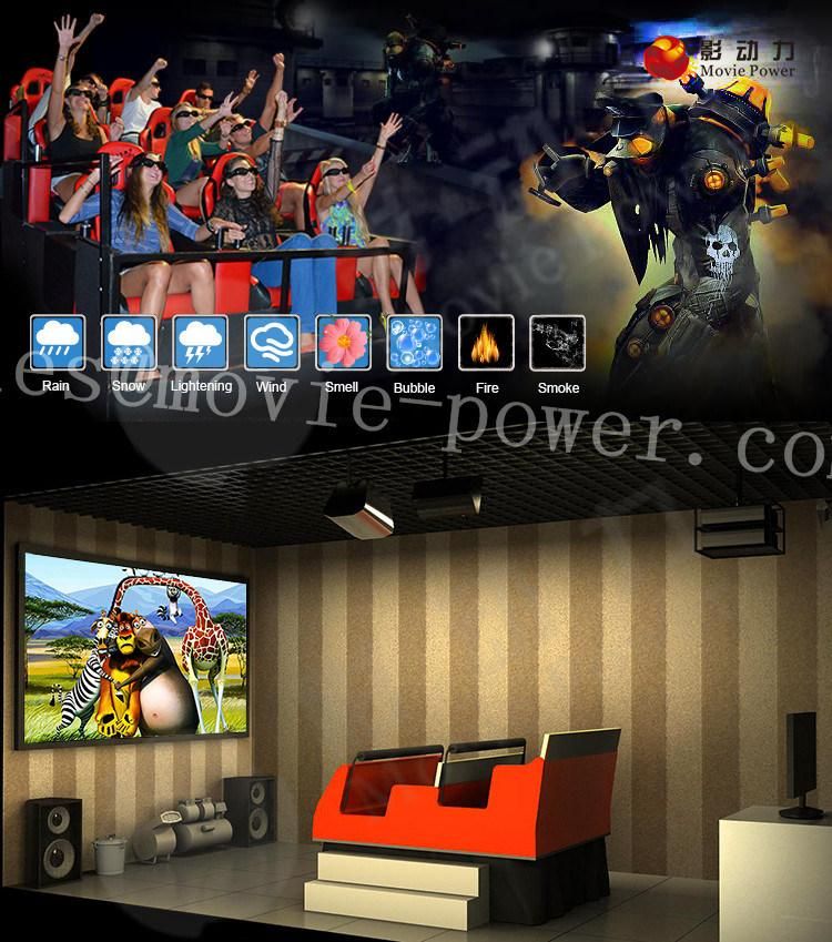 6dof Motion Platform 7D/9d Cinema Simulator with Special Effect System