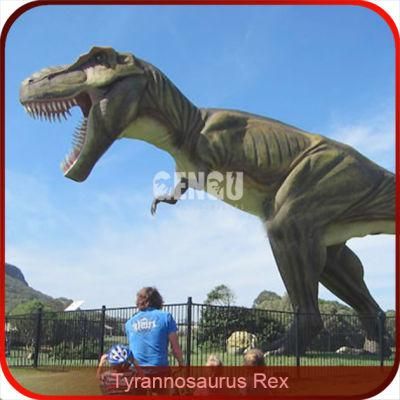 Outdoor Playground Equipment Animatronic T Rex Dinosaur