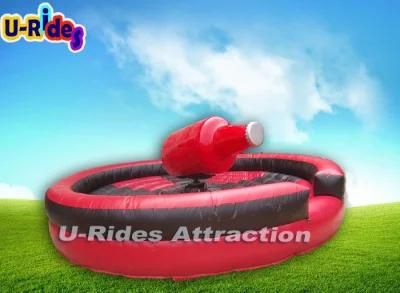 Outdoors Bottle Mechanical Bull Ride Inflatable Bull Riding Inflatable Mechanical Bull for buyer to Rent