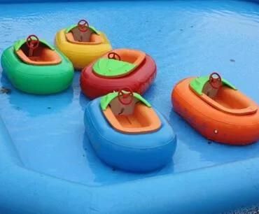 Hot Selling OEM Water Pool Toys Approved Small Used Green Electric Bumper Boat for Sale