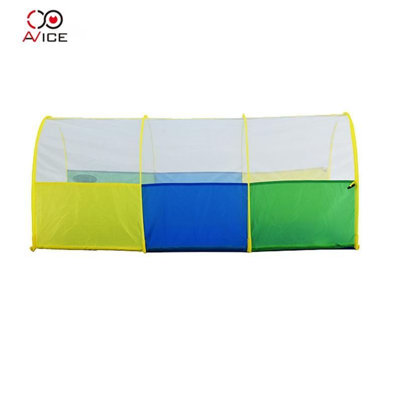 Green Color Children Tunnel Play Game Tent with Friends