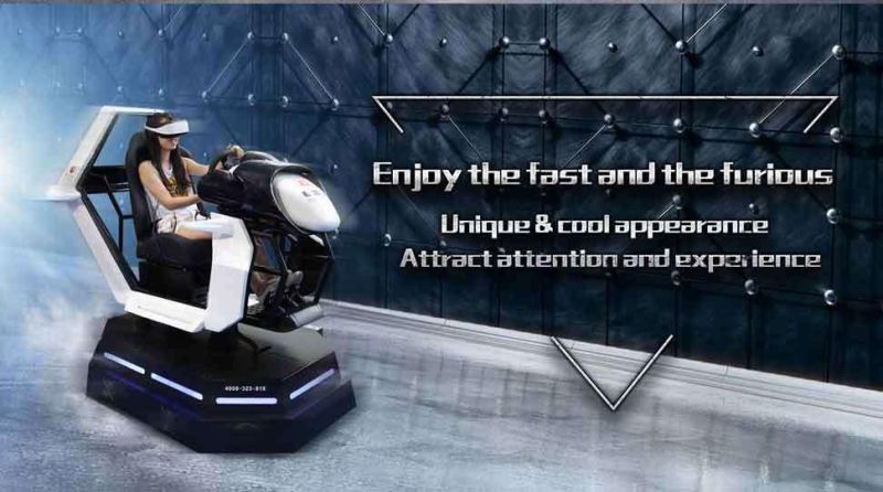 Indoor Vr Arcade Game Equipment Electronic Exciting Racing Car Game Machine