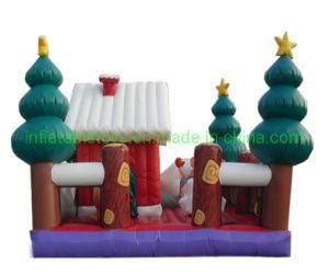 Commercial Grade Inflatable Christmas Bouncer, Inflatable Santa House
