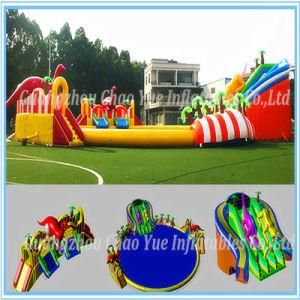 Commercial Giant Inflatable Water Park with Swimming Pool for Playground