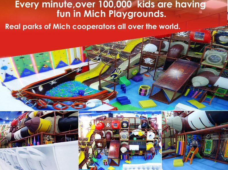 Electric Play Toys Mich New Design Colorful Indoor Play Park for Kids 6643A