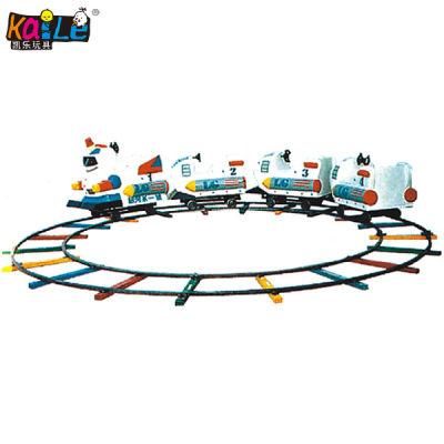 Supplier Amusement 4seats Kiddie Ride Robot Electric Mini Track Train (KL6039)