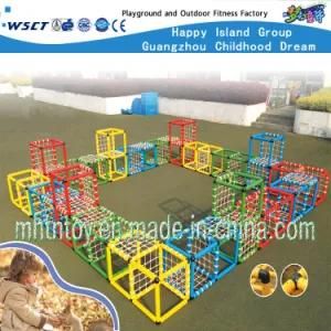 Colorful Pipeline Outdoor Play Equipment Net Playground Hf-18602