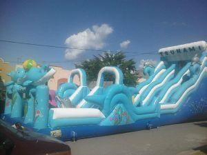 Sea Ocean Them Inflatable Water Slide